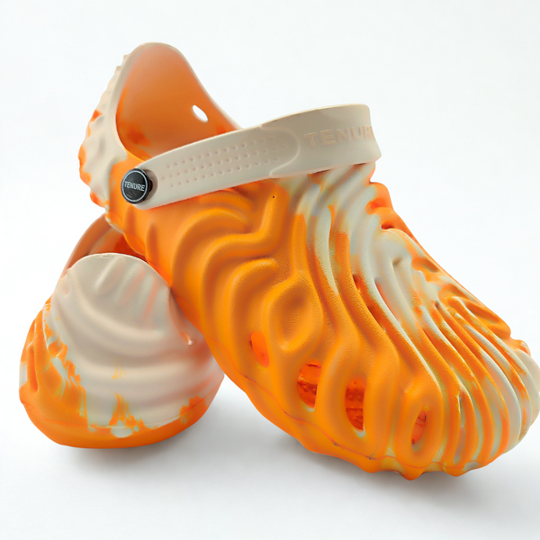 Bolt Clogs - Beige Orange