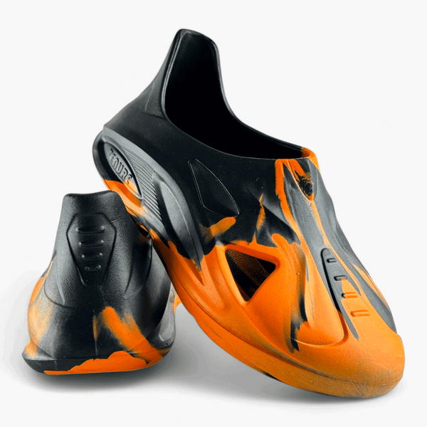 Drift Clogs - White & Gray